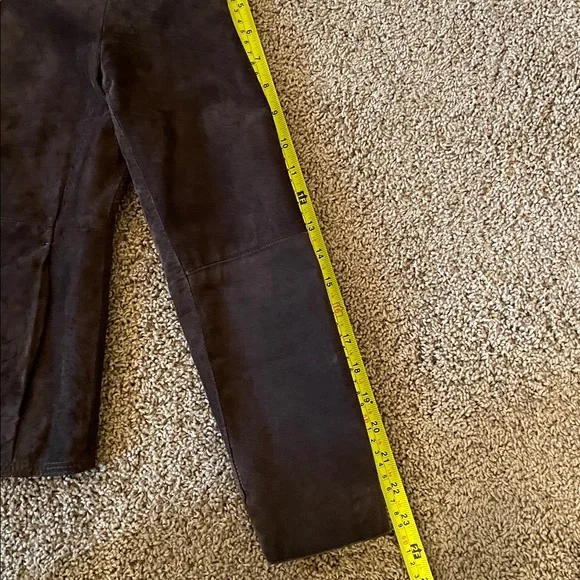 Charter Club Dark Brown Suede Jacket - Picture 5 of 7